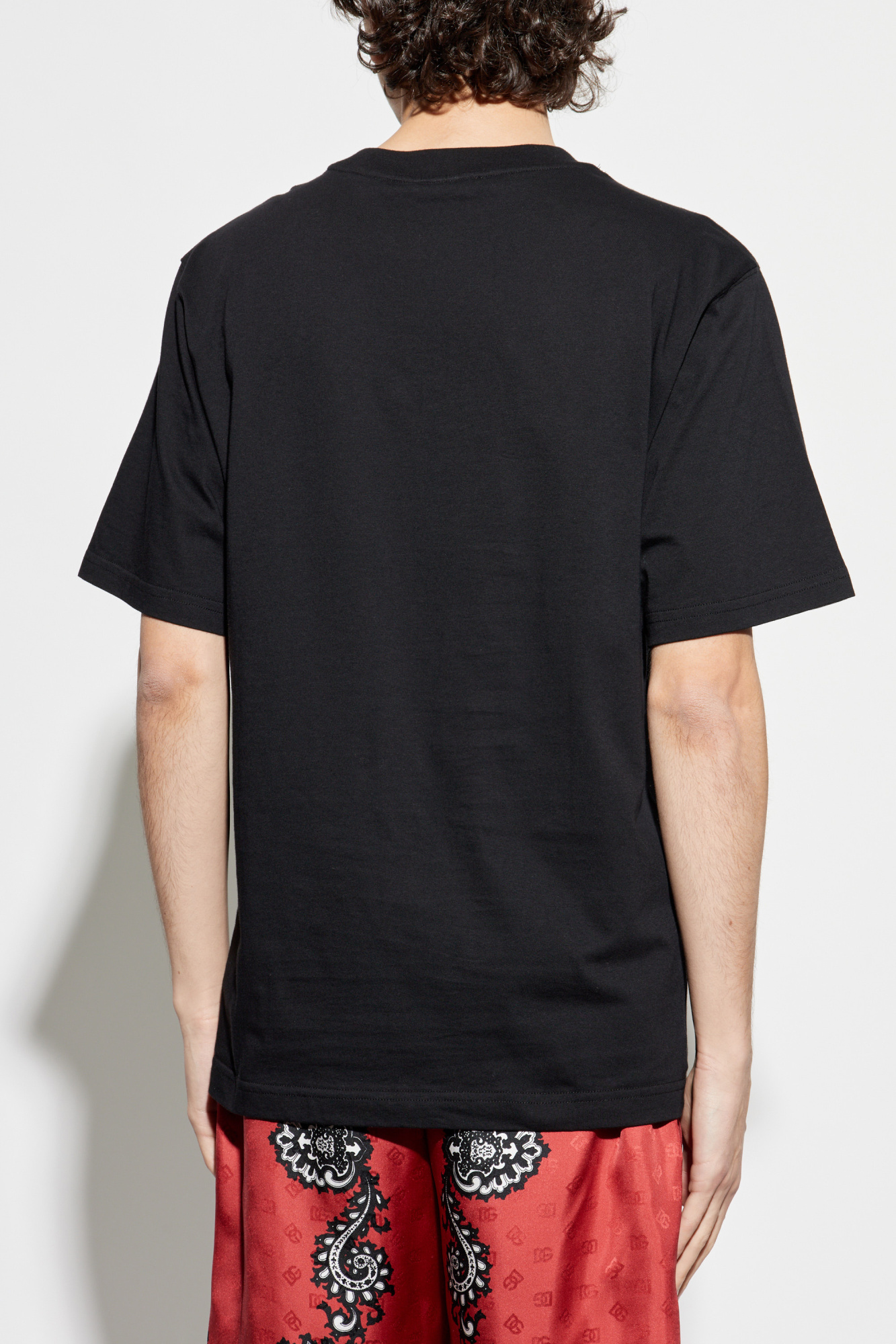 Black T-shirt with logo Dolce & Gabbana - Vitkac AS
